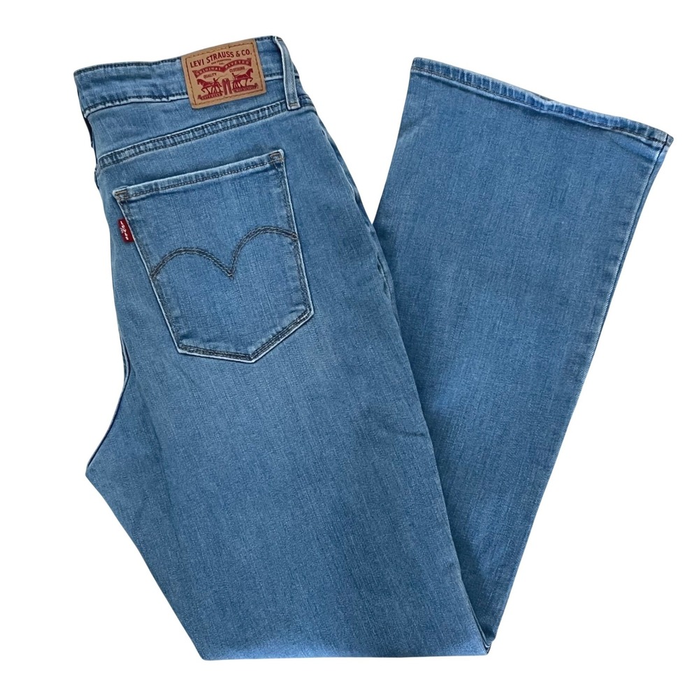 Levi's Womens 725 Jeans 32x30 Blue Denim High Rise Bootcut Stretch 18759-0086